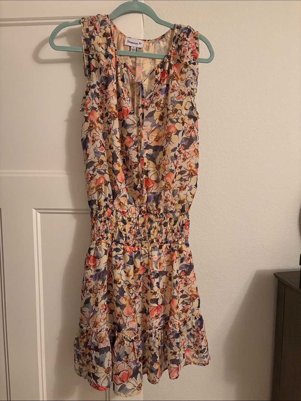 Veronica M Floral Midi w Low waist